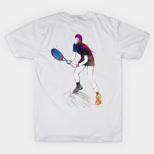 Tennis player sport art #tennis #sport T-Shirt